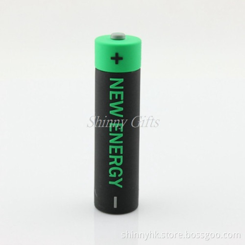 Battery Shape PVC Materials Power Bank Portable Power Bank